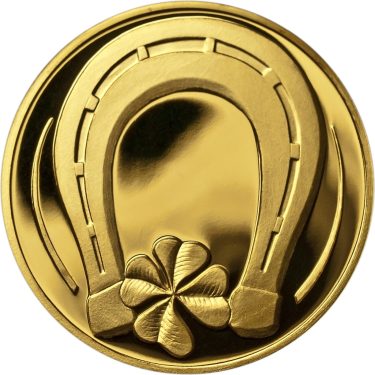 Náhled Averzní strany - Medaile štěstí Au